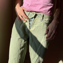 Load image into Gallery viewer, urban outfitters light green jeans!
