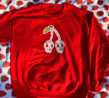 Load image into Gallery viewer, skull cherry berries pullover
